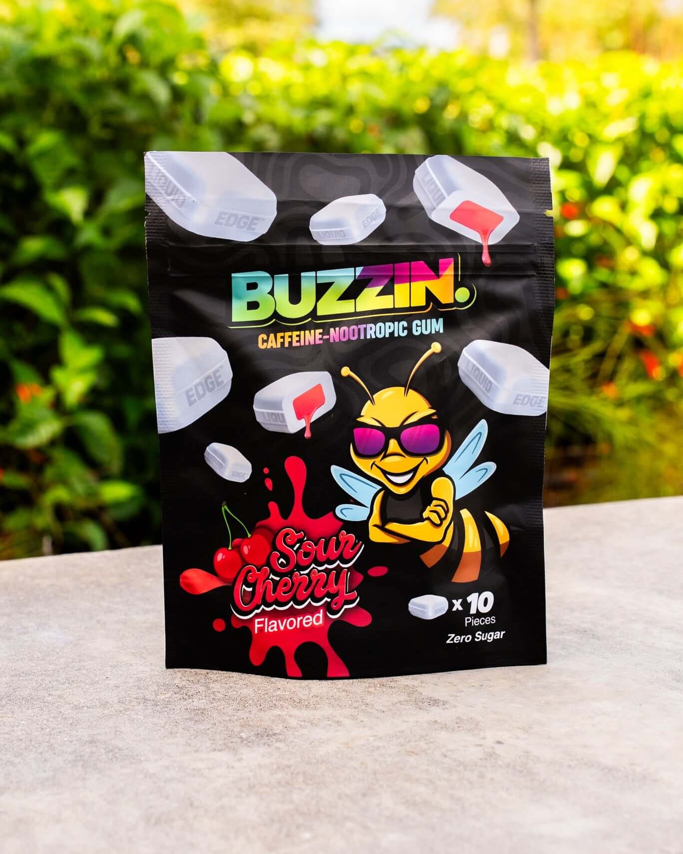 ${title} energy gum with liquid core for clean focus and energy