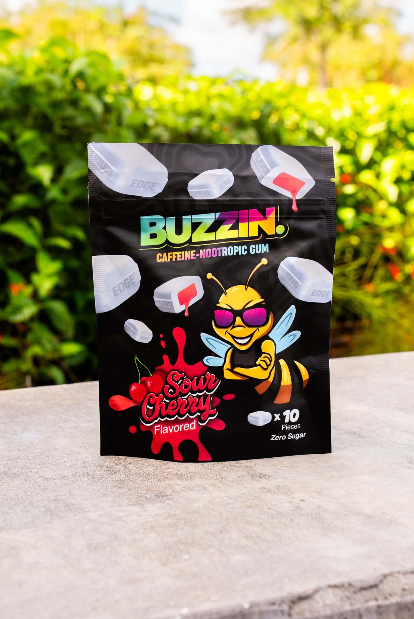 ${title} energy gum with liquid core for clean focus and energy